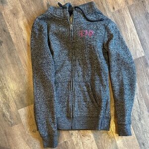 Ronix Women’s Charcoal Hoodie with Pink Logo